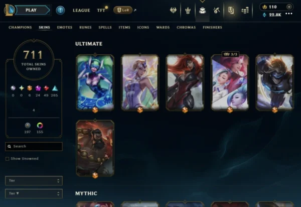 NA | 711 Skins | 164 Champions - Image 5