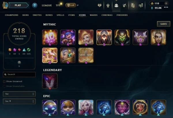 NA | 711 Skins | 164 Champions - Image 4