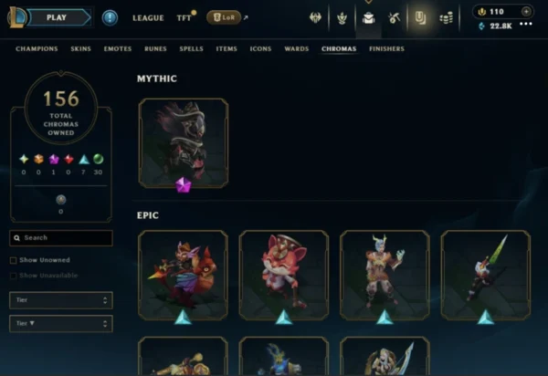 NA | 711 Skins | 164 Champions - Image 7