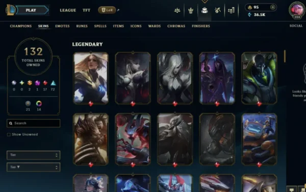 NA | 132 Skins | 170 Champions - Image 3