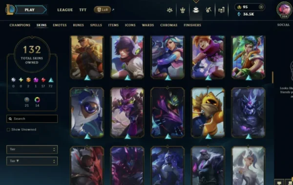 NA | 132 Skins | 170 Champions - Image 7