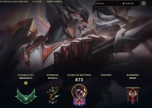 Emerald lol account