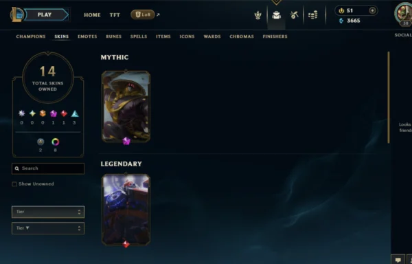 NA | 14 Skins | 45 Champions - Image 3