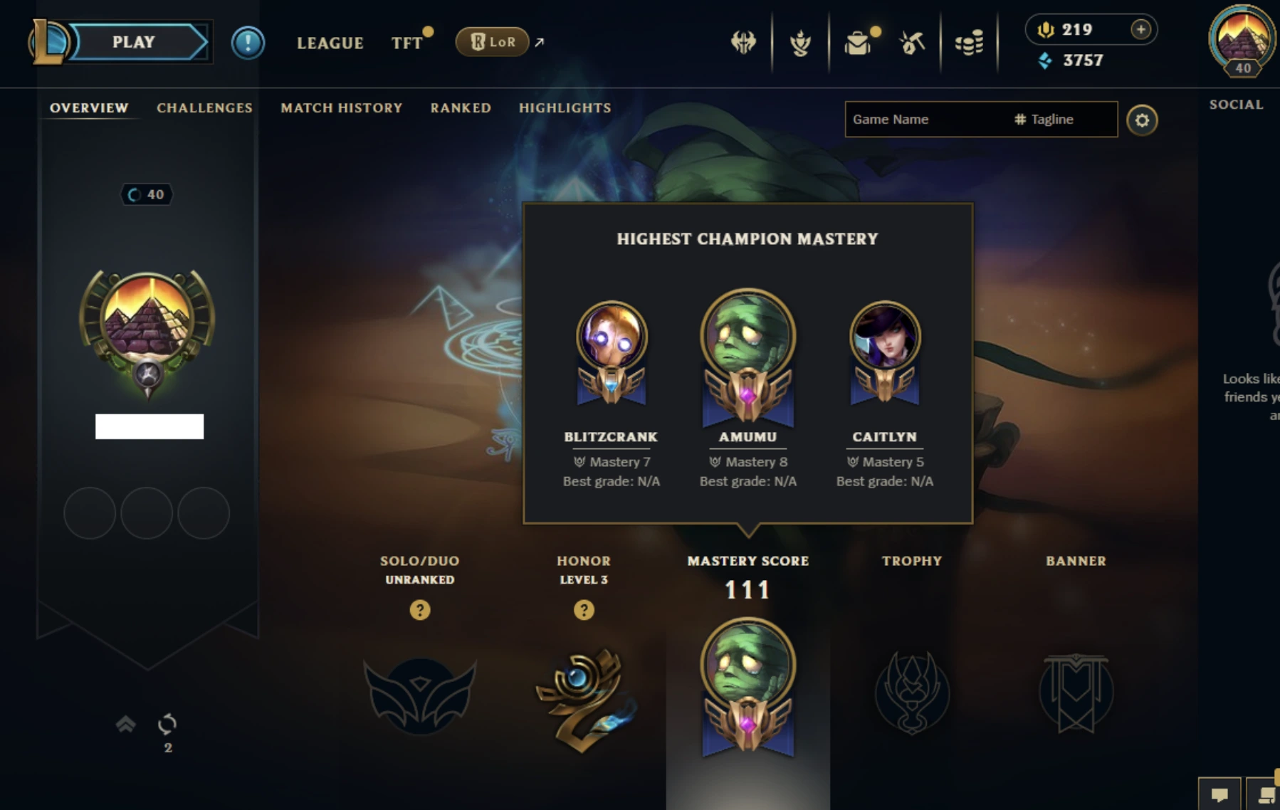 Account Preview