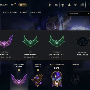 master lol account