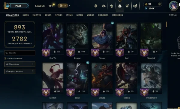 NA | 383 Skins | 163 Champions - Image 2