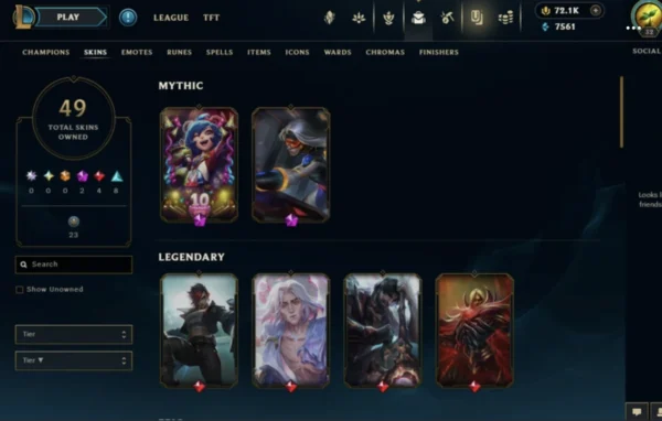 NA | 49 Skins | 66 Champions - Image 4