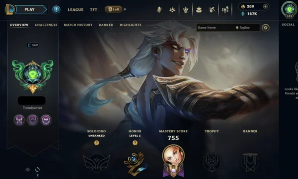 Platinum lol accounts