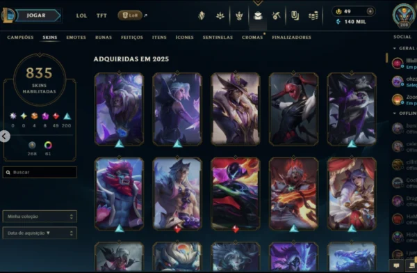 NA | 835 Skins | 165 Champions - Image 3