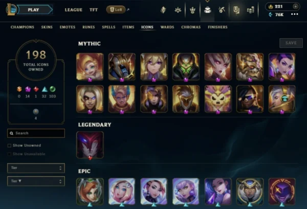 NA | 995 Skins | 142 Champions - Image 5