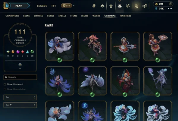 NA | 995 Skins | 142 Champions - Image 7