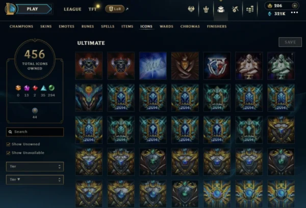 NA | 1230 Skins | 163 Champions - Image 6
